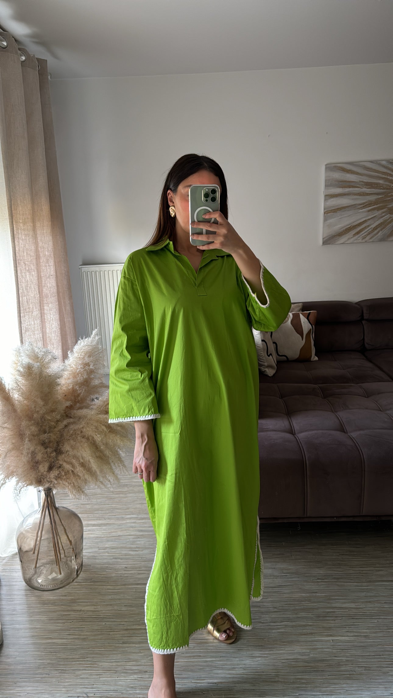 Robe Aya vert pomme