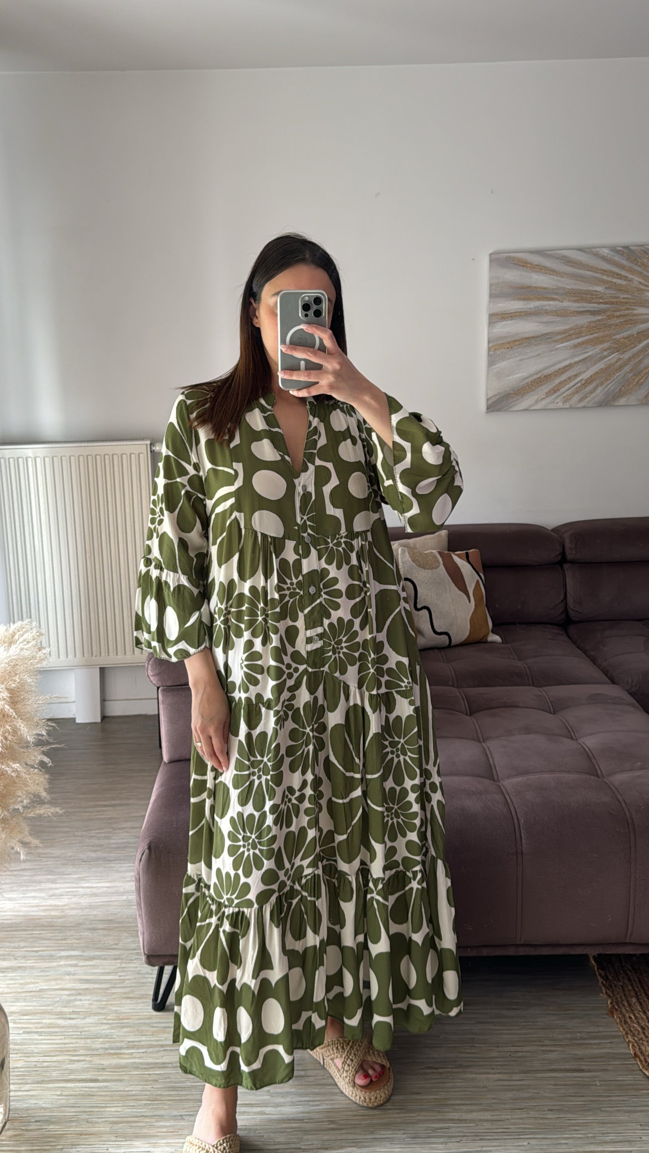 Robe Juliette Kaki