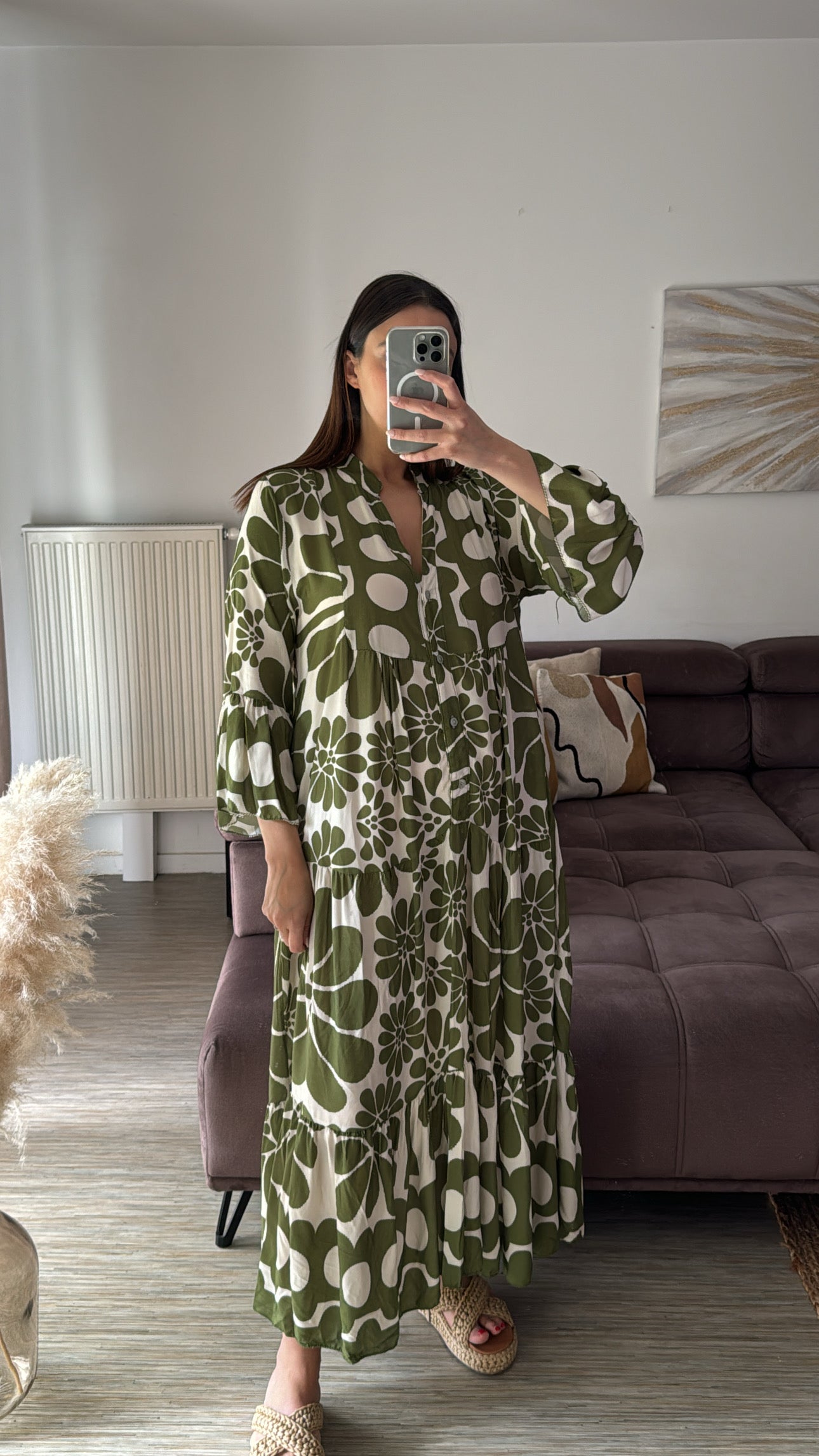 Robe Juliette Kaki