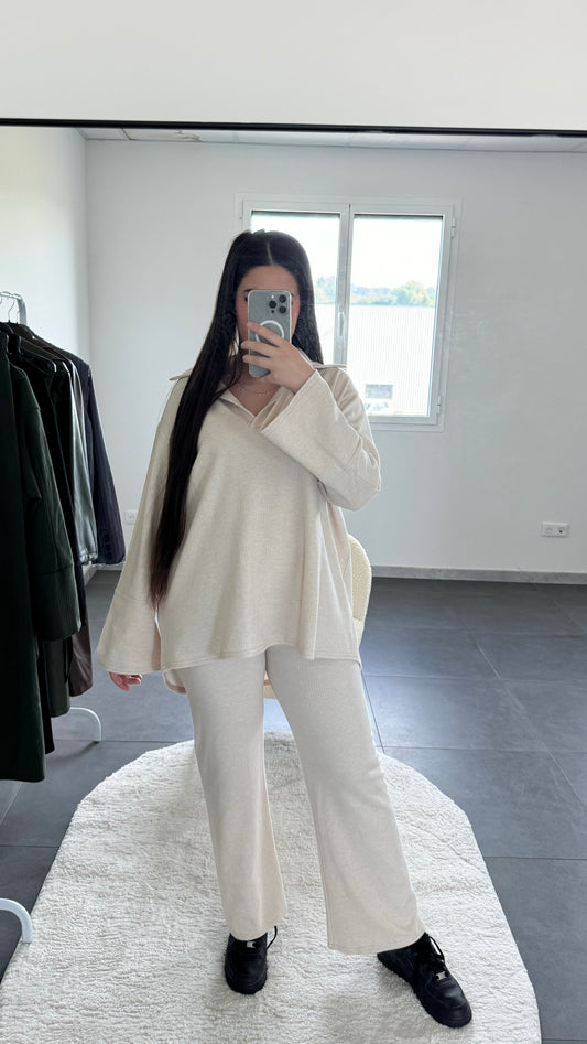 Ensemble Sarah beige