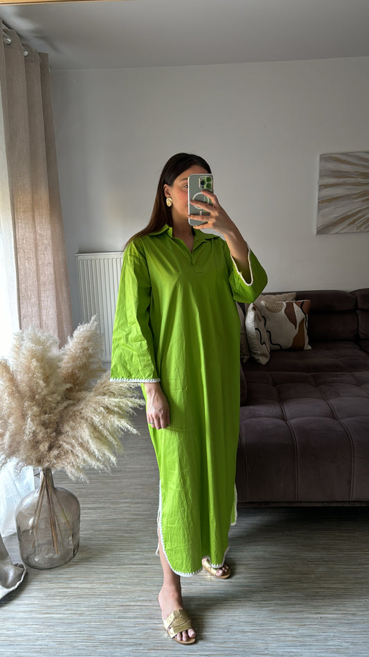 Robe Aya vert pomme